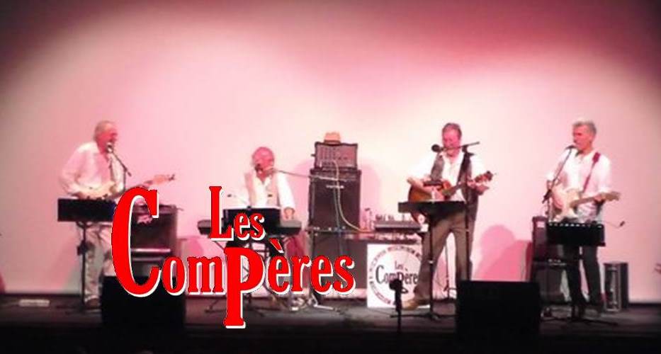 Les comperes titre rouge